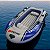 Bote Barco Inflavel Grande 4 Pessoas Reforçado Remo Inflador Praia Passeio Iate Lancha Pesca Verao Jetski Mar Rio - Imagem 5