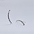 Brinco Ear Cuff Bolinhas Rainbow – Prata 925 com Zircônias Coloridas - Imagem 1