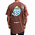 Camiseta Fire Tag Globe Marrom - Imagem 1