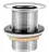 Válvula Ralo De Tanque Metal Cromado 1.1/4'' Pia E Cuba Fixa Metais - Imagem 3
