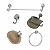 ACESSORIO PARA BANHEIRO KIT 5 PCS - Imagem 2