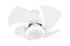 Ventilador de Teto 4 pás Tornado Lustre 2 lâmpadas Ventidelta 127v/220v - Imagem 2