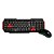 Kit Teclado E Mouse Com Fio Gamer 1000/1600/2400dpi Tm307 Preto Oex - Imagem 1