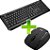Kit Teclado E Mouse Sem Fio 2,4 Ghz Kb2044 Preto Ebolt - Imagem 1