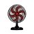 Ventilador Osc Mesa Turbo 6 50cm 6 Pás - 220v - Preto/vermelho - Imagem 1