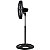 Ventilador Osc De Coluna Turbo 6 50cm 6 Pás - 127v - Preto/prata - Imagem 4
