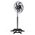 Ventilador Osc De Coluna Steel 50cm 6 Pás - Bivolt - Preto/prata - Imagem 3