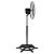 Ventilador Osc De Coluna Steel 50cm 6 Pás - Bivolt - Preto/prata - Imagem 4