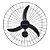 Ventilador de Parede Ventisol New Premium 60cm Preto 220v - Imagem 1