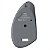 Mouse Sem Fio Recarregavel 2.4 Ghz Vertical Ergonomico Ortopedico Power Fit 1600 Dpi Cinza Usb - Pm300 - Imagem 5