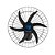 Ventilador Osc Parede Falcon 60cm 6 Pás Bivolt - Preto/azul - Imagem 1