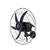 Ventilador Osc Parede Falcon 60cm 6 Pás Bivolt - Preto/azul - Imagem 3
