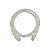 Patch Cord Cca Cftv Cat5 26awg 2.5 Metros Branco Cy-pc2.5m-5-wh - Imagem 1