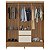 Roupeiro Demobile Flash Ii 6 Pts 2 Gvs - 62920-140 - PC / 2 - Imagem 5