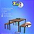 Conj. Mesa Fabone Aura 1,36 2 Bancos - 21175 - PC / 4 - Imagem 2