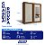 Roupeiro Panan Ilheus 100  Mdf 2pts 3 Gvs C/ Espelho - 40010091-0155 - PC / 4 - Imagem 2