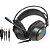 Headset Gamer Fortrek Crusader P2 + USB RGB Preto - Imagem 1