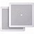 Arandela 6" JBL 6CO1Q 25W Quadrada Branca - PAR / 2 - Imagem 1