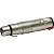 Adaptador Xlr 3 Pin Femea X P10 Femea Stereo Nickel Pct C/10 Loud - Imagem 2