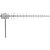 Antena Celular Base Direcional Cf-917 900 Mhz 17 Dbi Aquario - Imagem 1