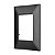 Placa 3 Postos 4x2 Preta 618503pt - Imagem 1