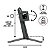 Suporte De Mesa Com Ajuste De Altura E Inclinação Para Monitor De 10" A 27" - Mt Slim - Imagem 2