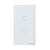 Interruptor Wi-fi Touch 2 Teclas Branca Ews 1002 4850015 - Imagem 1