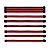 Kit De Cabo De Extensão Sleeved Psu 30 Cm Com Capa De Pvc Cooler Master - Vermelho E Preto - Cma-nest16rdbk1-gl - Imagem 1