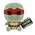 Pop Plush! As Tartarugas Ninja: Caos Mutante - Rafael - Pelúcia - Imagem 1