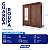 Roupeiro Panan Ilheus 100  Mdf 2pts 3 Gvs C/ Espelho -  40010091-0170 - PC / 4 - Imagem 2