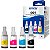 Kit Refil Epson T664 Preto/ciano/margenta/amarelo - T664520-4p - Imagem 3