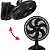 Ventilador Arno Turbo Force 2 em 1 Preto 220v - Imagem 2