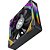 Kit Cooler Fan ARGB Fortrek Frosty Preto Com Controladora/Controle - Imagem 5