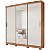 Roupeiro Panan Buzios 100  Mdf 3pts 4 Gvs - 40010129-0172 - PC / 4 - Imagem 1