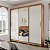 Roupeiro Panan Buzios 100  Mdf 3pts 4 Gvs - 40010129-0172 - PC / 4 - Imagem 3