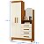 Roupeiro Comoda Albatroz New Capri 04 Gvt E 02 Pts - 232.298 - Imagem 3