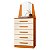 Comoda Albatroz New Veneza 5 Gvs Espelho - 233.291 - Imagem 5