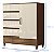 Comoda Santos Andira Fit 1.4 01 Pts E 04 Gvt - 310261 - Imagem 2