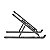 Suporte Para Notebook De Até 15" Dobrável E Com 6 Regulagens Preto - Sn150 - Imagem 6