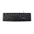 Teclado Com Fio Tf300 Design Slim Conexao Usb Cabo De 150cm Resistente Agua Preto Tc065 - Imagem 2