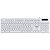 Teclado Usb Multimidia Slim Branco - Teclas Chocolate - Cabo 1.8m - Vinik - Tcb200 - Imagem 1
