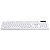 Teclado Usb Multimidia Slim Branco - Teclas Chocolate - Cabo 1.8m - Vinik - Tcb200 - Imagem 2