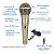 Microfone C/fio Profissional Ls58 Champanhe - Imagem 3
