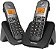 Telefone S/ Fio Id + Ramal C/ Entrada P/ Fone De Ouvido Ts 5122 Preto 4125122 - Imagem 1