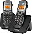 Telefone S/ Fio Id + Ramal C/ Entrada P/ Fone De Ouvido Ts 5122 Preto 4125122 - Imagem 2