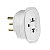 Adaptador Universal 3 Pinos 2p+t 10a/250v Branco Dn1661 - PC / 12 - Imagem 2