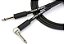 Cabo De Guitarra Angel L 0,30mm P10/p10 90º 10ft 3,05 M Preto - Imagem 3