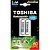 Carregador de Pilha USB TNHC-6GME2 CB (C/2 Pilhas AA 2000 MAh) Toshiba - Imagem 1