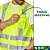 Colete Refletivo VERDE Fluorescente Epi G-GG-XGG - Imagem 2