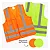 Colete Refletivo LARANJA Fluorescente Epi G-GG-XGG - Imagem 2